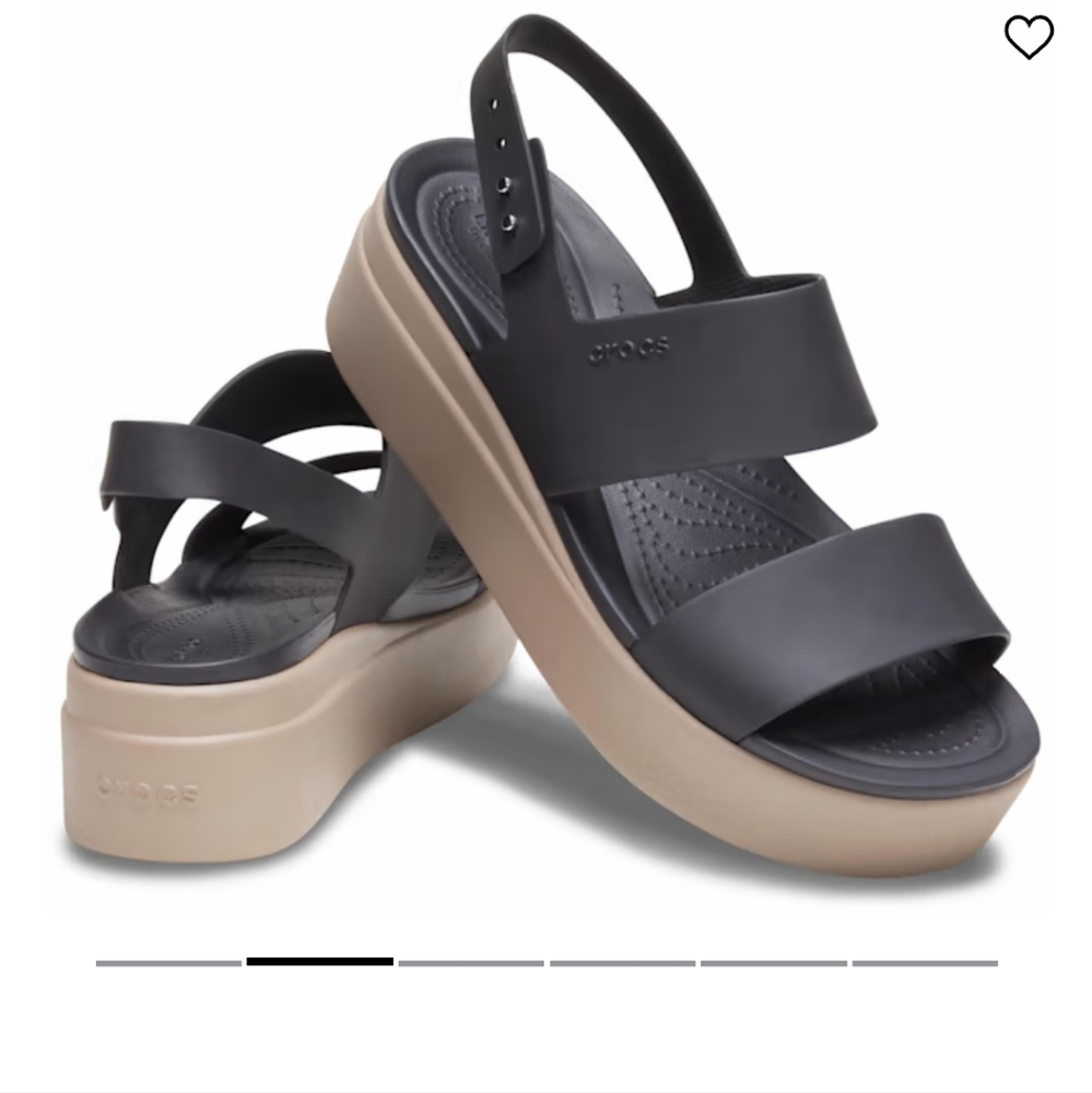 NWOB Crocs Brooklyn wedge